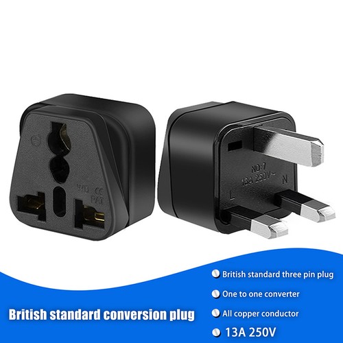 1 Piece Universal AU EU CN US To UK Travel Plug Adapter Power Socket Converter - Photo 10/14