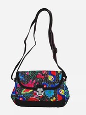 Borsa a tracolla Oilily tracolla stampa floreale vegan tessuto colorato borsetta