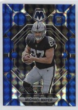 2023 Panini Mosaic Rookies Blue Mosaic Prizm 57/99 Michael Mayer #349 1g40