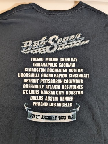 Bob Seger Concert Band Shirt 2XL Roll Me Away Tour 2018-2019 Rock Music - Picture 11 of 18