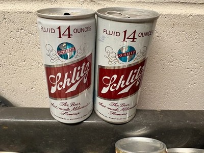 2-Schlitz 14 oz. empty cans.  Take a Look!  Very nice!
