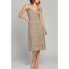 NWT SÉZANE Marguarita Midi Dress, Leopard Print, FR40/US8