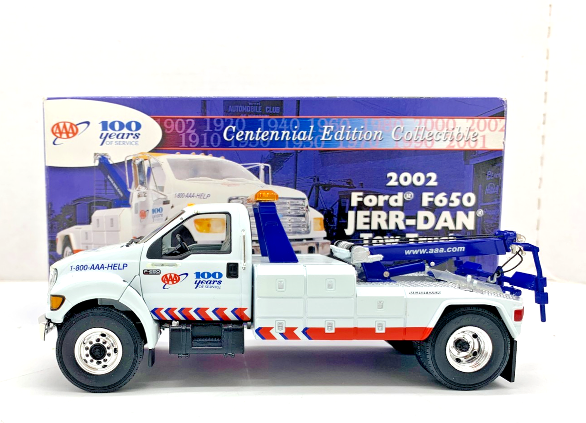 2002 First Gear 2002 Ford F650 Jerr-Dan AAA Tow Truck Die-Cast