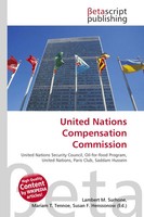 Lambert M. Surhone (U. A.) | United Nations Compensation Commission | Buch