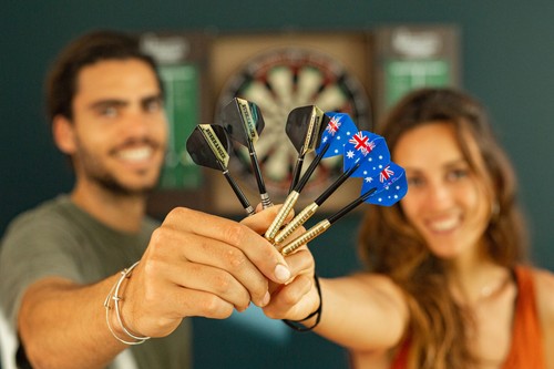 2025 WINMAU Compact Travel Dart Board Mat lightweight Anti Slip Christmas Gift - Picture 9 of 24