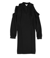 bar III Womens Cold Shoulder Shirt Dress