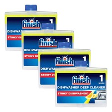 FINISH LEMON SPARKLE DISHWASHER CLEANER PACK OF 4 X 250ML