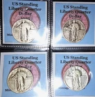 US Standing Liberty Quarter 4 - Coin Lot