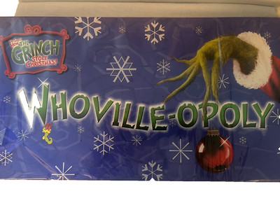Whoville-opoly 2000 Board Game How The Grinch Stole Christmas Monopoly Never Use