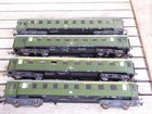 Liliput Layer Prefo H0 IN Set 4 X Eilzug-Personenwagen the Dr / DB Epoch 3/4