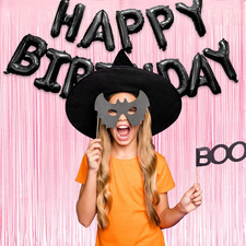 Pastel Pink Party Backdrop Decoration - Baby Pink Foil Fringe Streamers for ...