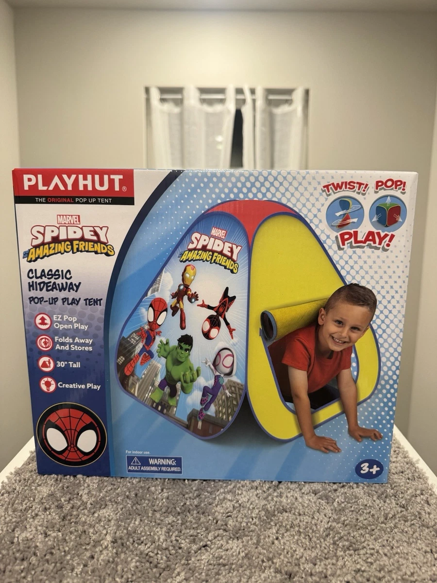 Mondo Toys Spiderman Pop Up Tent, Play Tent for Boys and Girls, Easy to Open Including Carry Bag 28427