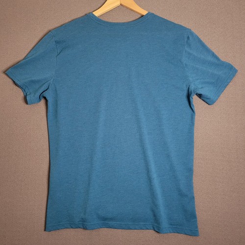 Nike T Shirt Mens Large Blue Dri Fit Short Sleeve Logo Casual Tee Outdoors Sport - Picture 5 of 11