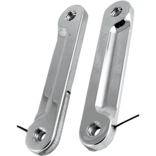 Alloy Art LED Front Signal Light - FLHX - Chrome/Clear SGFS-1