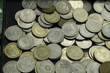 Boulanger douzaine (13) jetons de casino vintage machine à sous bon mélange