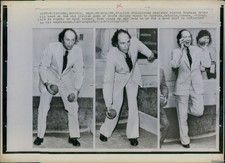 1972 Timmins Ontario Pierre Trudeau Bocce Game Historic Vintage Press Photo 8x10