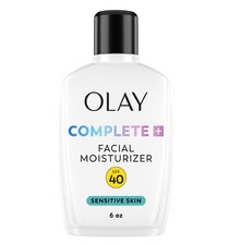 Complete Face Moisturizer with Sunscreen SPF 40, for Sensitive Skin, Broad Spec