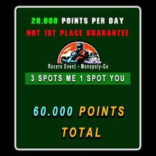 RACE 20.000 points Monopoly Go   PARTNERS EVENT   JUNE TYCOON racers event   