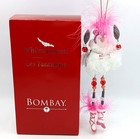 BOMBAY Whimsyments Prissy Ballerina Penguin Whimsical Pink Feathers Ornament IOB — photo 1