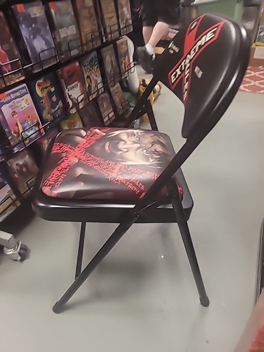 WWE Extreme Rules Dean Ambrose ringside chair 2016 NF - Picture 5 of 6