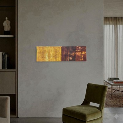 Elena Jiménez Moreno ''Puerta Del Sol: De Madrid Al Cielo'' Wall Art | 25 x 84 cm