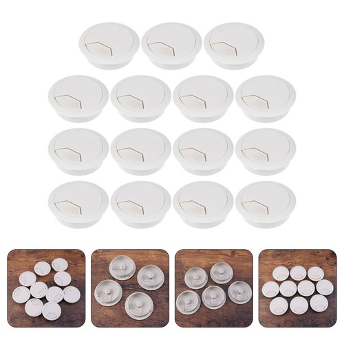 15 Pcs Büro Büro-Desktop-Lochstecker-Befestigung Desktop-Kabellochstopfen