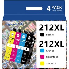 4P 212XL T212XL Ink Cartridges For Epson WorkForce WF-2830 WF2850 XP4100 XP4105