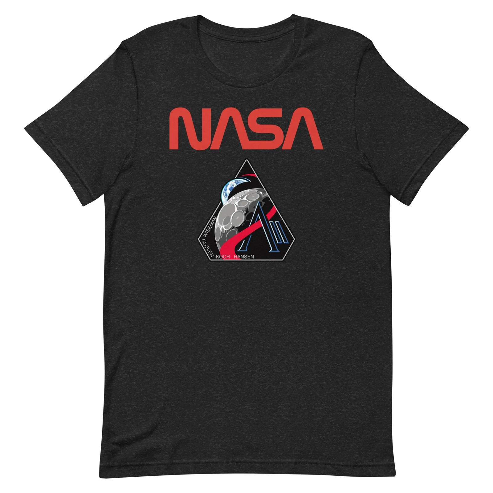 Artemis II NASA Unisex T-Shirt April 2026 Black Heather