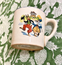 Uncle Wiggily Ovaltine House Child's Mug Sebring Pottery Wander Co 1924 Antique