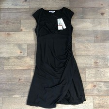 NWT Kenneth Cole Black Soft Minimalist Little Black Dress XS