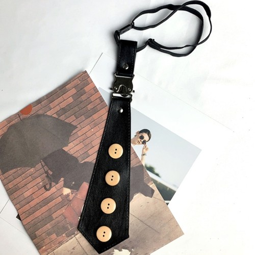 Sleek Uniform Style Necktie Easy Buckles Fastening for Business Meetings and - Picture 1 of 10