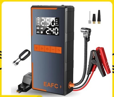 All-in-One-Auto-Notfall-Starthilfe und Luftpumpe, 1200 A, Peak 150 PSI