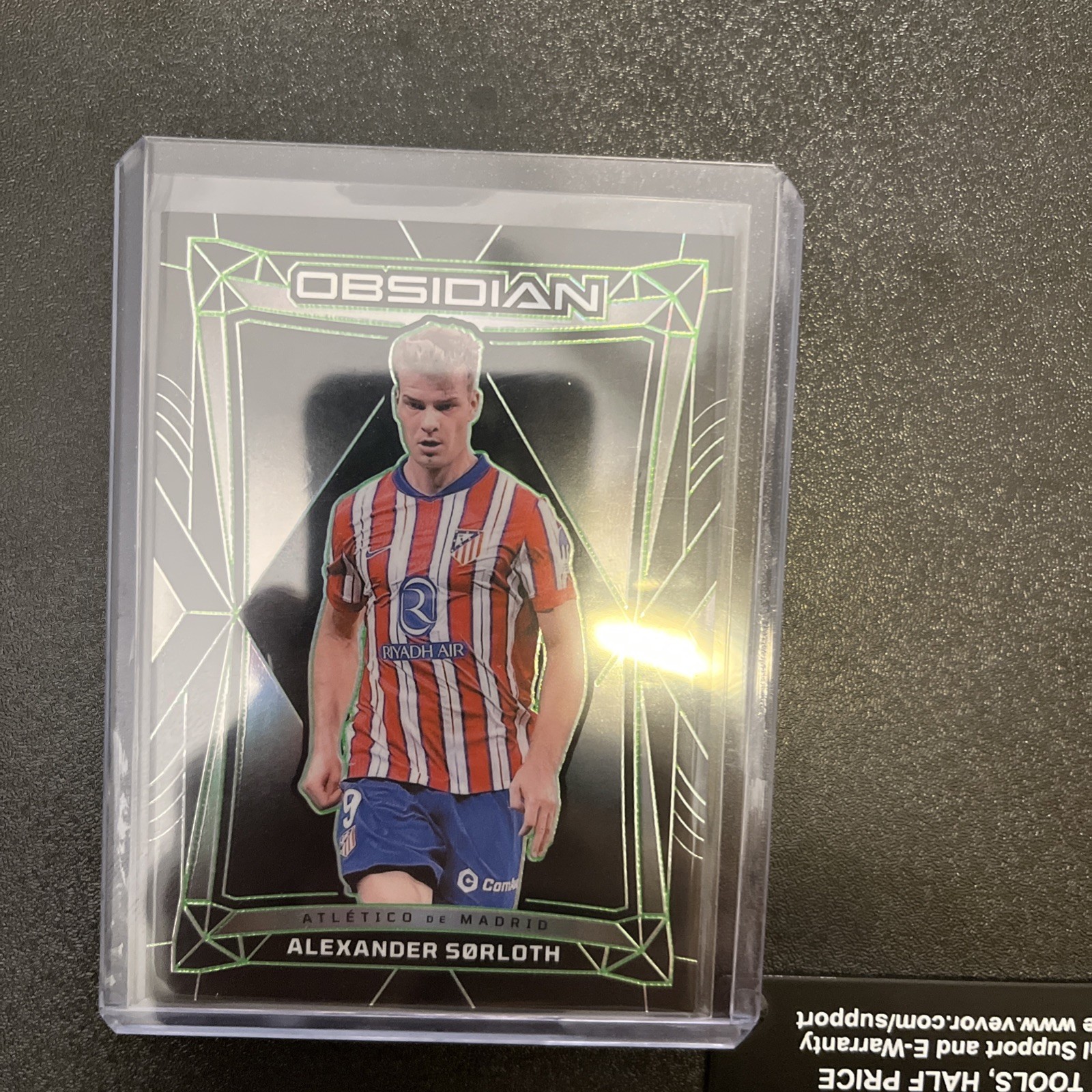 2024-25 Obsidian Soccer  Alexander Sorloth Electric  Etch Green /5