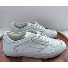 Vans Rowley Pro 66/99 White Leather Men 6.5 Women 8 New Skate Shoes