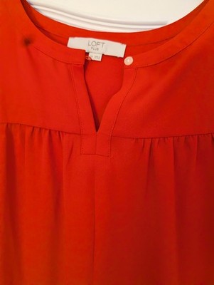 New LOFT Women's Blouse Orange Size 20