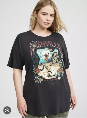 Nashville Torrid Women s Tee Shirt Plus Size Country Western