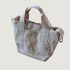 Adidas Mini Tote Bag Womens Beige Canvas Cros...