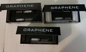 RevTech Hi Performance Lipo Graphene 4000 mAh 2S Lipo Batteries, lot of 3, used