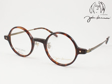 John Lennon Round Eyewear Glasses Frame JL-6022 c.2 Brown Demi 43  23-143 w/Case