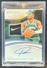Giannis Antetokounmpo 2024 Panini Immaculate Collection #16 Tags Patch Auto 3/3