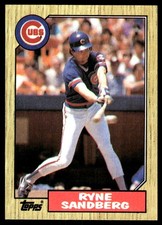 Ryne Sandberg 1987 Topps #680 Chicago Cubs MLB READ FREE SHIPPING AutographDen