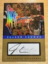 2004-05 Fleer Ultra - Season Crowns Shawn Marion #SC-SM Gold Autographs /15 (AU)