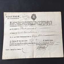 1737 mit einer Wahlsumme erhalten. von Grenoble Clément Versace Conseiller...