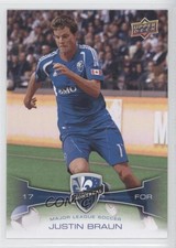 2012 Upper Deck MLS Justin Braun #74 7d4