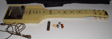 1940  s - Supro "Irene" Lap Steel Guitar - Perloid - Original Chipboard Case