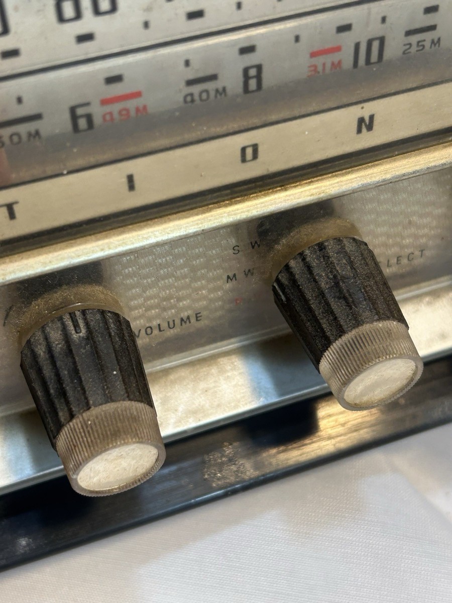 National DX-365 Vintage 1960 Vacuum Tube Radio Wide Sonic Super