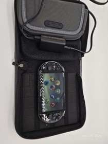 Sony PlayStation Vita PCH-1000 Black Bundle w/ 3 Games, Case & Charger Tested