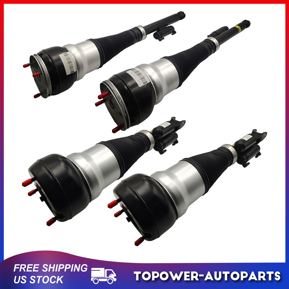 4PCS Front Rear Air Suspension Shock Strut For Mercedes S450 S560 S550 ...