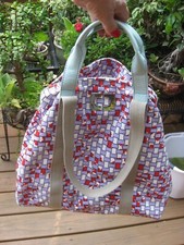 DVF Diane Von Furstenberg Large Kaya Mode Canvas Tote