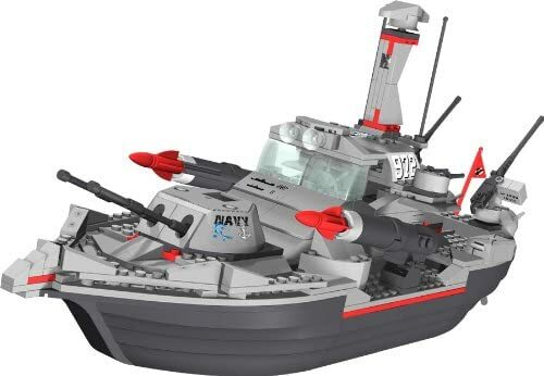 COBI Military Harbor Patrol Building Set 4501 NEW un-opened Retired - Picture 3 of 4